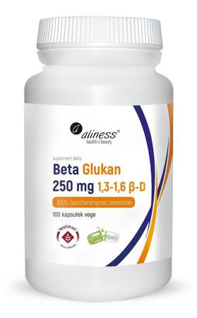 Aliness Beta Glukan 250 mg 100 kapsułek vege