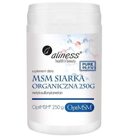 Aliness MSM (Metylosulfonylometan) 250 g proszek