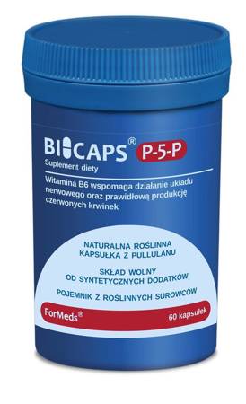 ForMeds BiCaps Witamina B6 (P-5-P) 25 mg 60 kapsułek