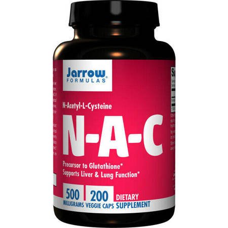 Jarrow Formulas N-Acetylo Cysteina (NAC) 500 mg 200 kapsułek
