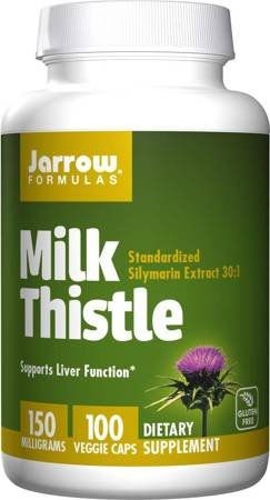 Jarrow Ostropest Plamisty (Milk Thistle) 150 mg 100 kapsułek