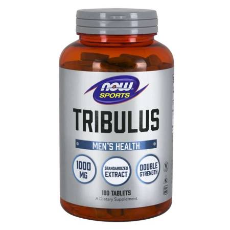 Now Foods Buzdyganek (Tribulus Terrestris) 1000 mg 180 tabletek
