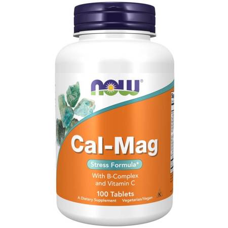 Now Foods Cal-Mag Stress 100 tabletek