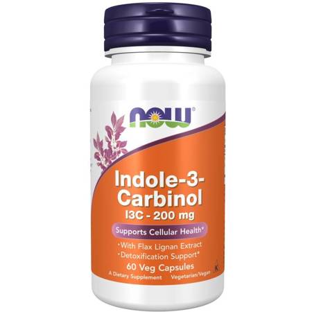 Now Foods Indole-3-Carbinol (I3C) 200 mg 60 kapsułek