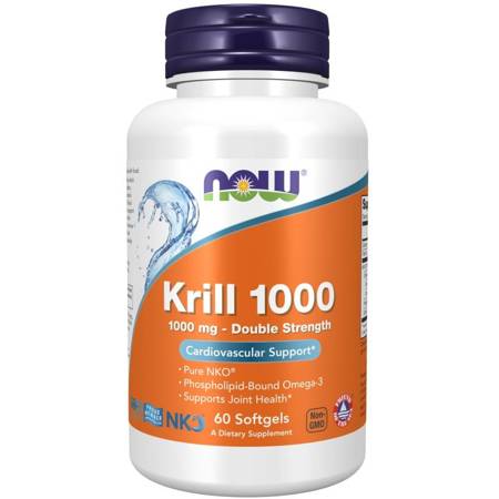 Now Foods Krill Oil Neptune Double Strength 1000 mg 60 kapsułek
