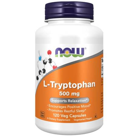 Now Foods L-Tryptofan 500 mg 120 kapsułek