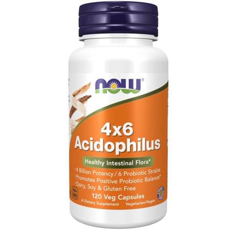 Now Foods Probiotyk 4x6 Acidophilus 120 kapsułek