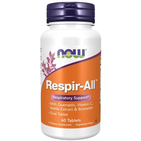 Now Foods Respir-All 60 tabletek