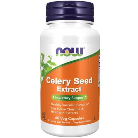 Now Foods Seler (Celery Seed) Extract 60 veg kapsułek