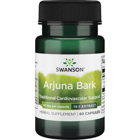 Swanson Arjuna Bark 40 mg 60 kapsułek