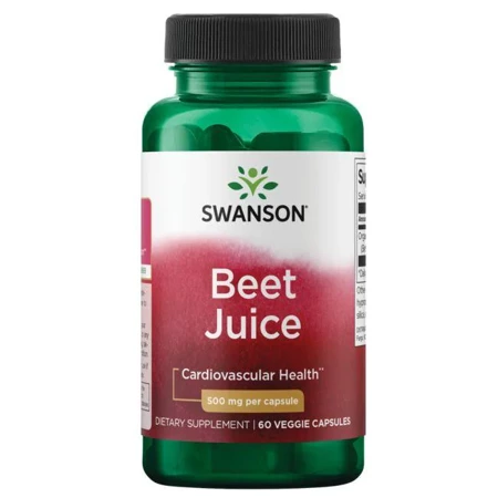 Swanson Beet Juice 500 mg 60 kapsułek