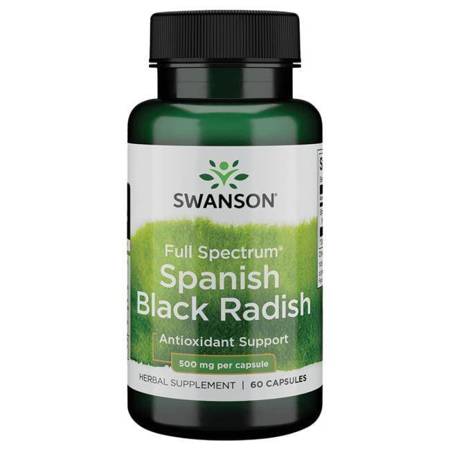 Swanson Czarna Rzodkiew (Spanish Black Radish) 500 mg 60 kapsułek