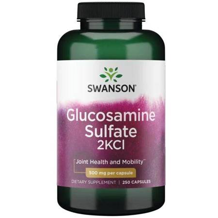 Swanson Glukozamina 500 mg 250 kapsułek