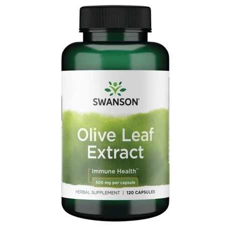 Swanson Liść Oliwny (Olive Leaf) Extract 500 mg 120 kapsułek