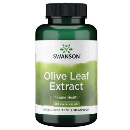 Swanson Liść Oliwny (Olive Leaf) Extract 500 mg 60 kapsułek