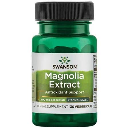 Swanson Magnolia Lekarska 200 mg Extract 30 kapsułek