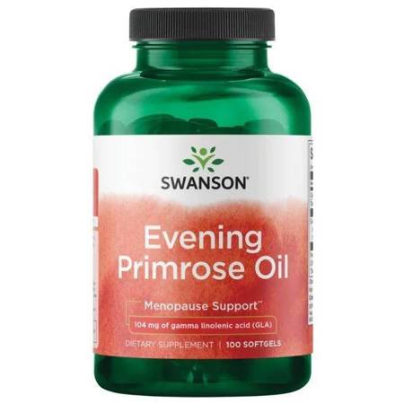 Swanson Olej z Wiesiołka (Evening Primrose Oil) 1300 mg 100 kapsułek