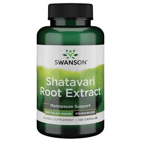 Swanson Shatavari 500 mg Extract 120 kapsułek
